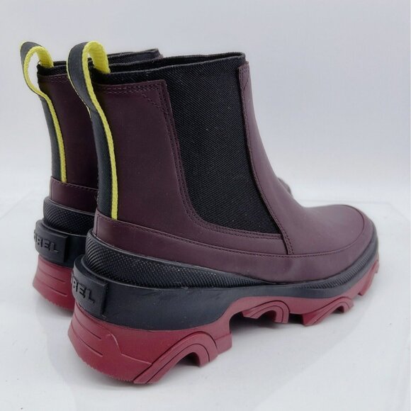New SOREL Women's Brex Chelsea Waterproof Boot Size 9 Cinder Leather NL4302-203 - Picture 7 of 13